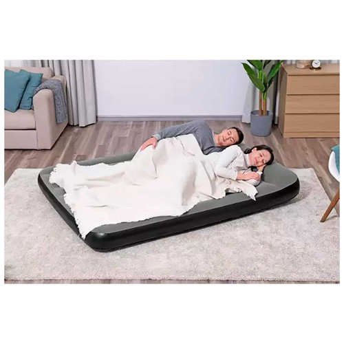 Colchón hinchable doble, con inflador eléctrico, 2,03x1,52x30cm BESTWAY.