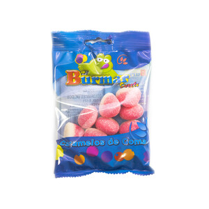 BURMAR Caramelos de goma, besos dde fresa BURMAR 100 g.