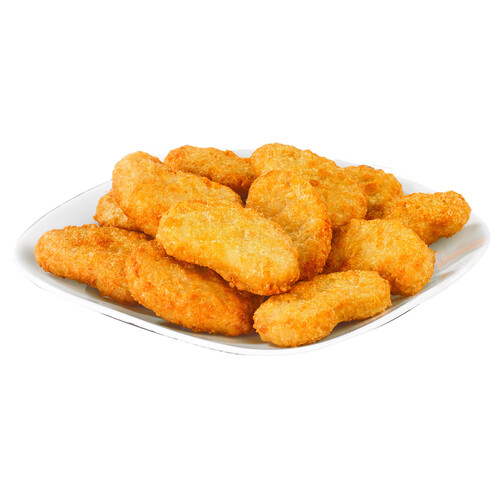 PRIELA Nuggets de pollo prefritos y congelados, con salsa barbacoa PRIELÁ 400 g.