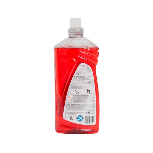 PRODUCTO ALCAMPO Limpiahogar multisuperficies con aroma a flores rojas 1,25 L.