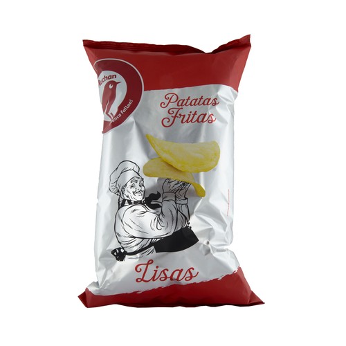 Patatas chips lisas PRODUCTO ALCAMPO 170 g.