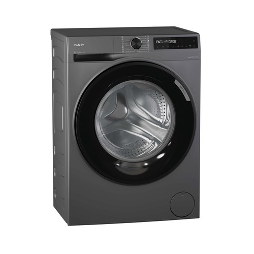 Lavadora CANDY BR 49SBL8G-S antracita 9KG, clasificación energética: A, 1400RPM, H: 85cm, A: 59,5cm, F: 52,1cm.