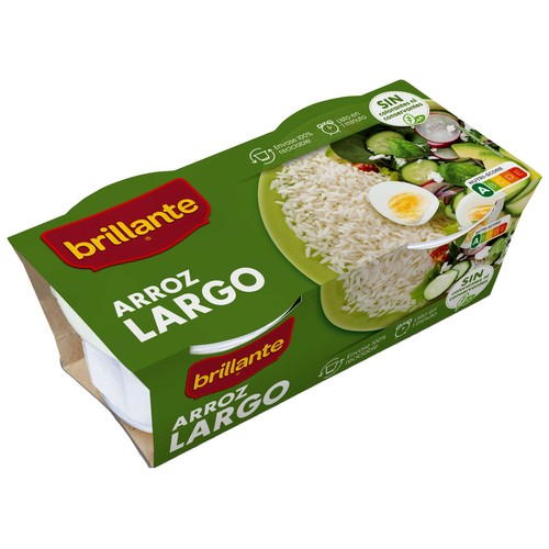 BRILLANTE Arroz largo 2 uds. x 125 g