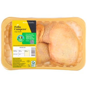 Alcampo Cultivamos LO Bueno  Muslos de Pollo Campero, Bandeja. 450 G
