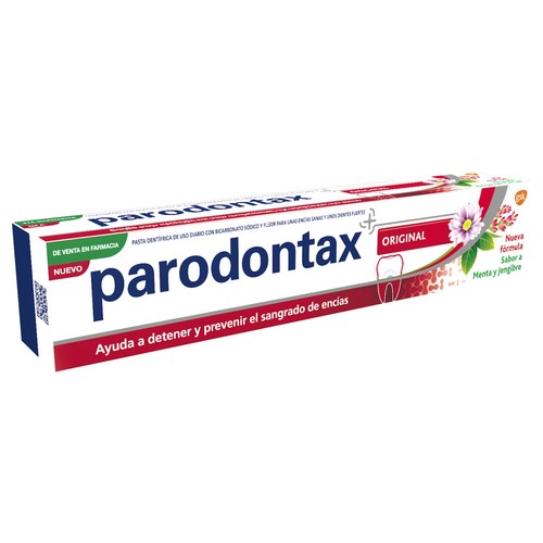 PARODONTAX Pasta de dientes con flúor que ayuda a detener el sangrado de las encías PARODONTAX 75 ml.
