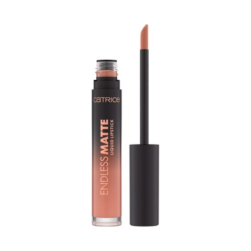 CATRICE Endless matte tono 010 Get undressed, beige rosado claro Barra de labios líquida mate.