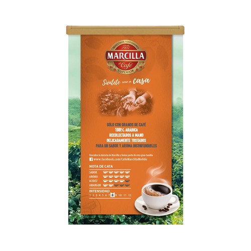 MARCILLA Café molido Colombia natural 250 g.
