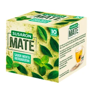 SUSARON Mate sabor hierbabuena 10 uds. 15 g.