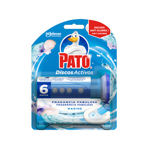 PATO Discos para WC activos aroma frescor marino PATO 6 uds.