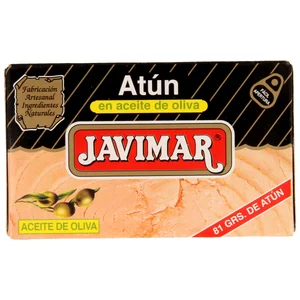 JAVIMAR Atún en aceite de oliva lata de 81 g.