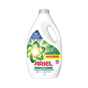 ARIEL Original Detergente líquido para lavadora, con acción 5 en 1. 50 lavados