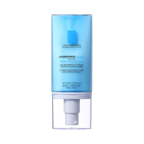 Crema facial hidratante intensiva, para pieles secas o sensibles LA ROCHE POSAY Hydraphase intense 40 ml.