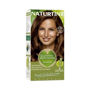 NATURTINT Coloración permanente en gel, sin amoníaco, tono 6.35 Castaño canela intenso NATURTIN Biobased.