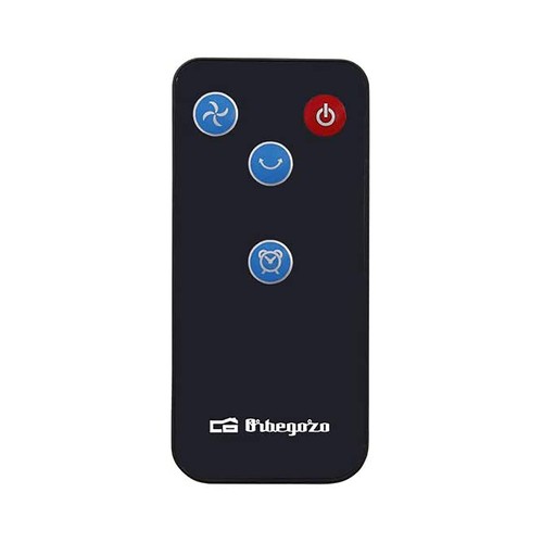 Ventilador de pie con mando a distancia ORBEGOZO SF 0244, 40W, 3 velocidades, 40cm, oscilante, temporizador.