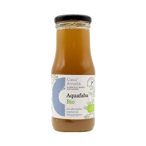 CASA AMELLA Aquafaba BIO (Alternativa vegetal a la clara de huevo) CASA AMELLA 250 ml.