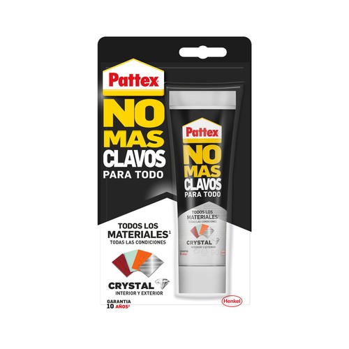 Tubo de pegamento de fijación de alta eficacia para todo tipo de materiales, pega, sella, cubre. Tubo de 90 gramos, PATTEX.