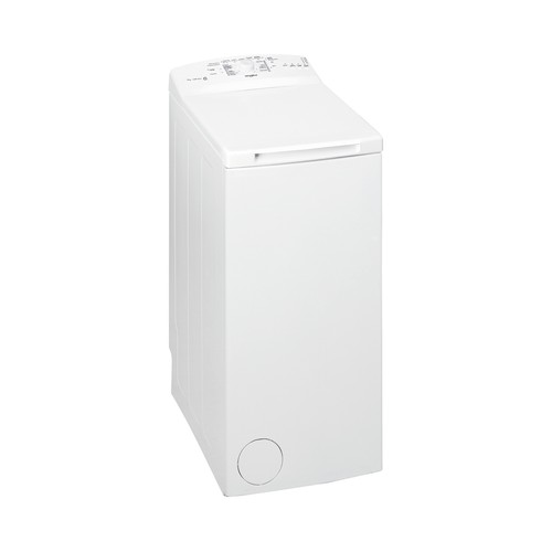 Lavadora de carga superior WHIRLPOOL TDLR 7220LS SP 7KG, clasificación energética: E, 1200RPM, H: 90cm, A: 40cm, F: 60cm.