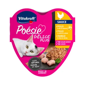 VITAFRAFT Poésie Alimentación húmeda para gatos sabor pollo delice   85 g
