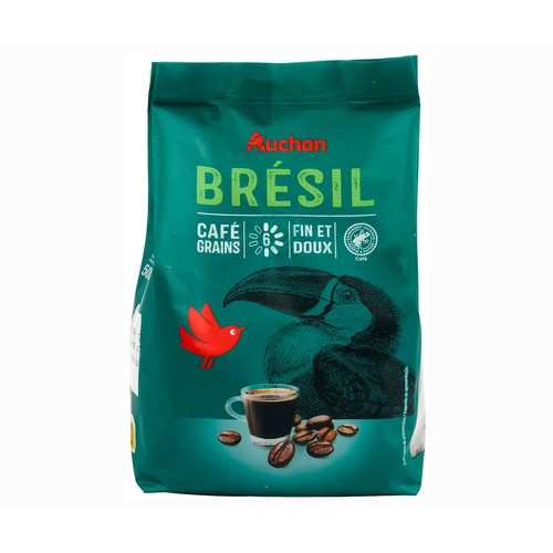PRODUCTO ALCAMPO Café grano origen Brasil 500 gr.
