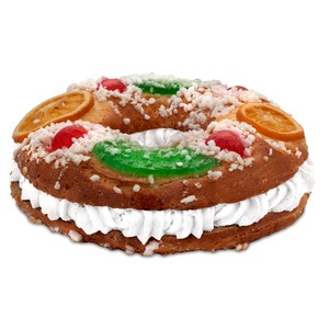 Imagen de AIROS Roscón de reyes de nata sin gluten 550 g. 