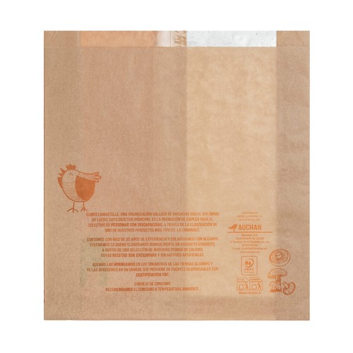 ALCAMPO CULTIVAMOS LO BUENO Empanada de pollo y setas 625 g.