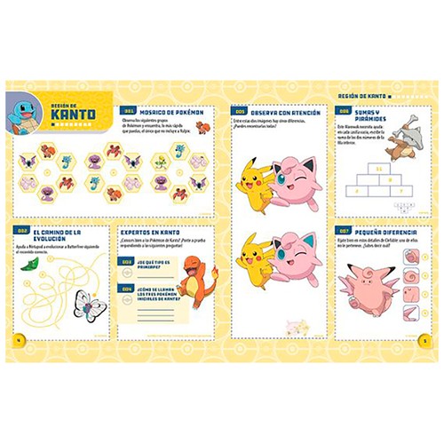 Pokemon. Actividades - 250 actividades. The pokemon company. MONTENA