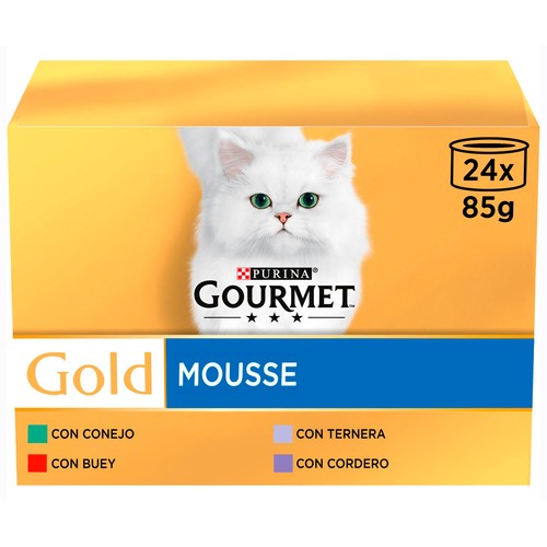 PURINA GOURMET Gold Comida para gatos húmeda PURINA GOURMET 24 uds .85 g.