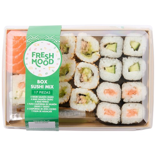 FOODIZ Box sushi mix 17 uds. 304 g.