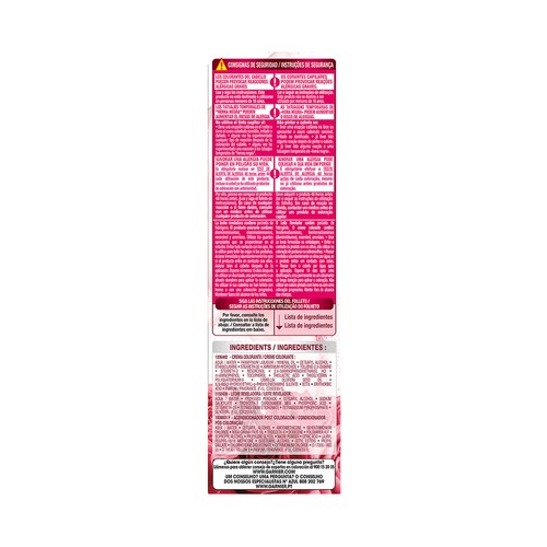 GARNIER Color sensation Coloración permanente e intensa reutilizable para bol y pincel, tono 3.0 Castaño oscuro.