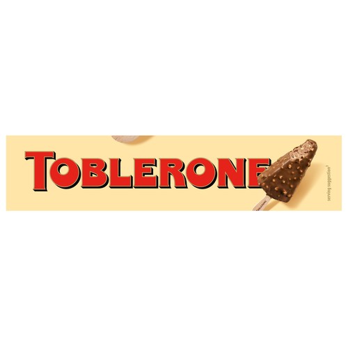 TOBLERONE Helado de chocolate con miel recubierto de chocolate con leche y trocitos de almendra 3 x 90 ml.