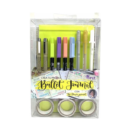 Set de rotualores y bolígrafos para Bullet Journal, kit verde lima, TALENS.