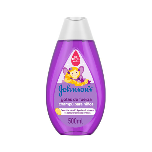 JOHNSON'S Champú para niños, que ayuda a fortalecer su cabello JOHNSON´S 500 ml.