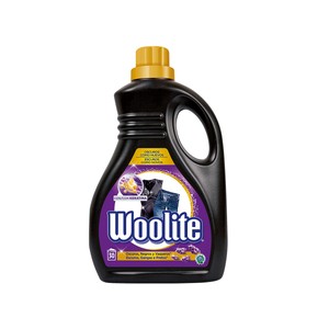 Woolite Detergente Líquido, Especial Prendas Oscuras, Negras y Vaqueros 30 Lav.1,65 L. 30 UD