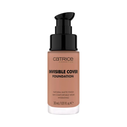CATRICE Invisible cover tono 042C Base de maquillaje ligera e invisible en tono medio claro 30 ml.
