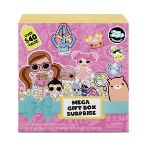 Caja regalo con más de 25 sorpresas Mega Surprise LOL SURPRISE!