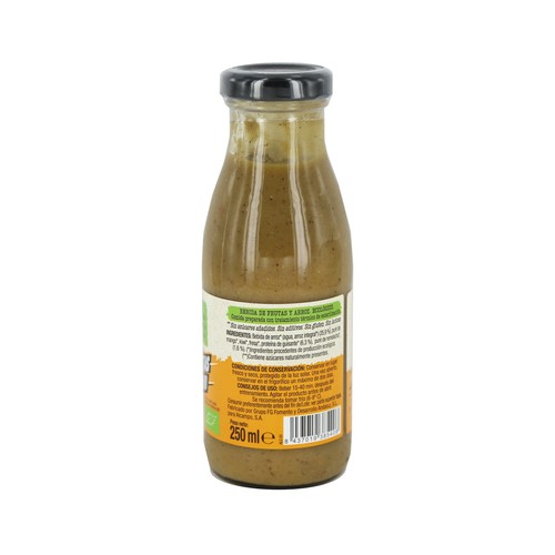 ALCAMPO ECOLÓGICO Bebida post entreno con proteínas, guisantes y remolacha ALCAMPO ECOLÓGICA 250 ml.