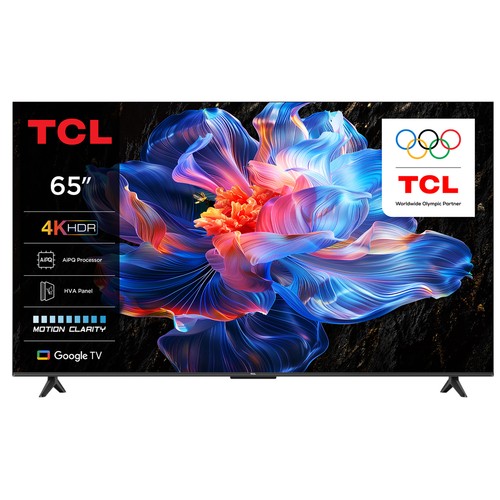 Televisión 165,1 cm (65") LED TCL 65P6K, 4K, Ultra HD, GOOGLE Tv, Bluetooth,HDR10, 3 HDMI, USB.