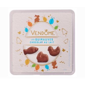 Nubes recubiertas de chocolate con leche 1 kg.