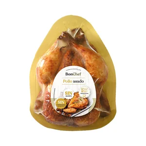 BONCHEF Pollo asado en horno, listo para caletar y comer 900 g.