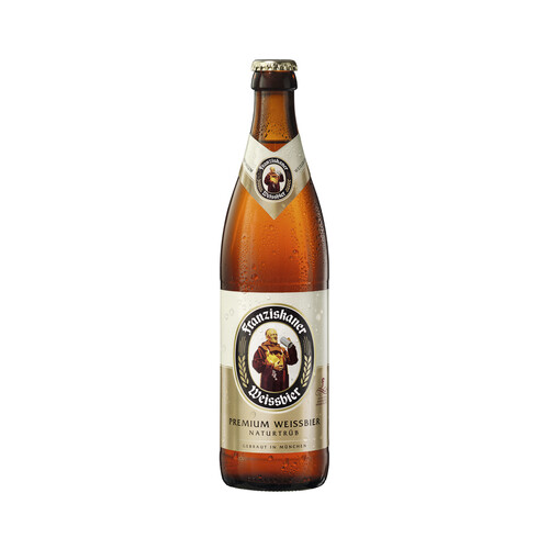 Cerveza Alemana de trigo FRANZISKANER NATURTRUB botella 50 cl.