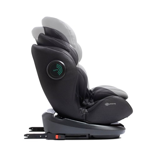 Silla de auto 40-125cm normativa R129-isize BABYAUTO Rodeo i-size, ISOFIX, 360º, color negro.