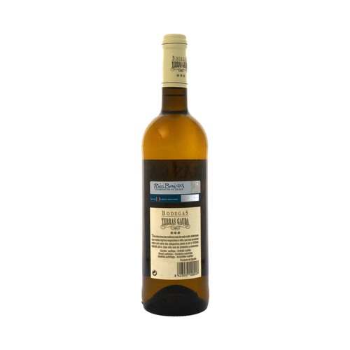 TERRAS GAUDA  Vino  blanco con D.O. Rías Baixas TERRAS GAUDA botella de 75 cl.