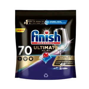 FINISH ULTIMATE Lavavajillas capsulas para maquina 70 unidades 1 kg
