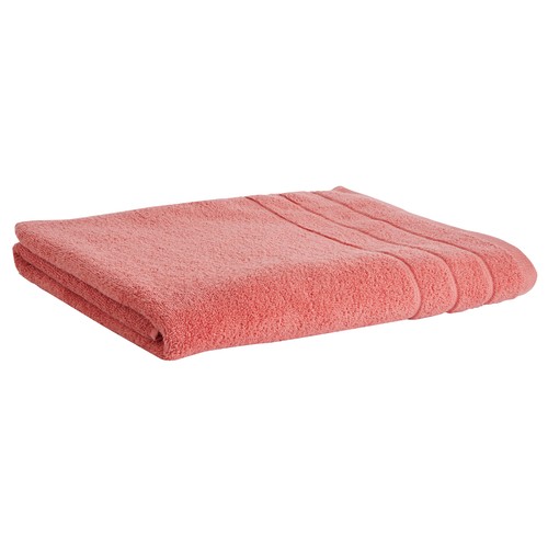 Toalla de baño color rosa, 400g/m², ACTUEL.