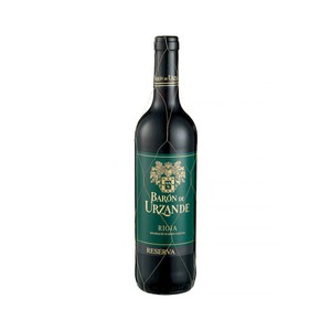 BARON DE URZANDE  Vino tinto reserva con D.O. Ca. Rioja botella 75 cl.