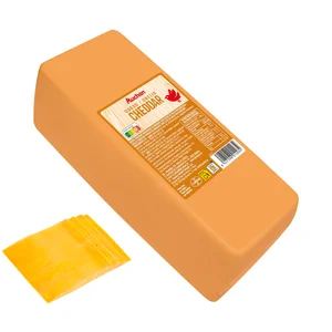AUCHAN Queso barra Cheddar al corte Producto Alcampo.
