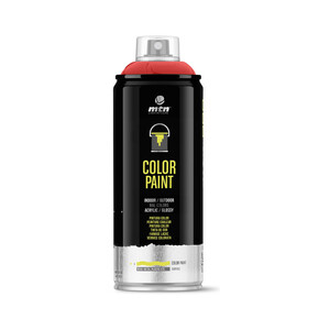 Spray de pintura acrílica, rojo vivo ral-3000, MONTANA COLORS, 400ml.