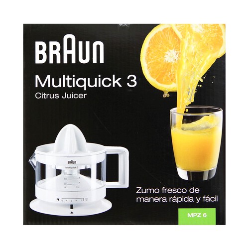 Exprimidor BRAUN CJ3000, 20W, capacidad 0,35L.