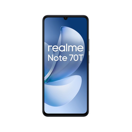 Smartphone REALME Note 70T negro, 4G, pantalla LCD, 6,67" (16,94cm), 128GB + 4GB RAM 