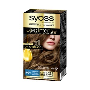 SYOSS Oleo intense Tinte de pelo permanente tono 6-10 rubio oscuro.